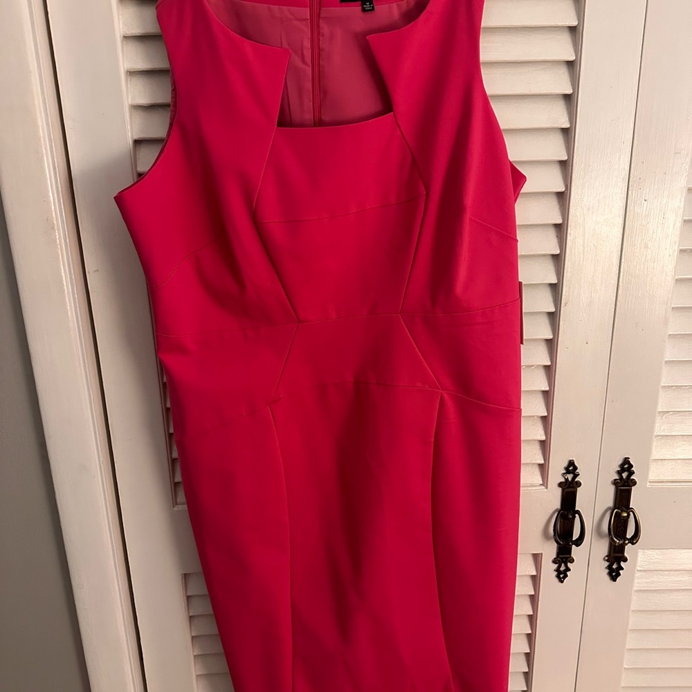 Eloquii Vibrant Pink Sleeveless Dress- new w/ tags on